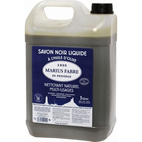 Savon Noir liquide à l'huile d'olive MARIUS FABRE, (1/2)
