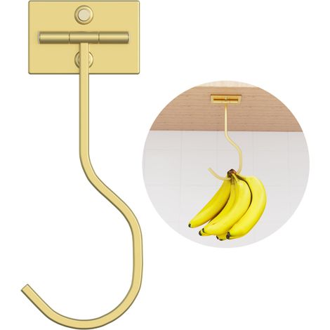 Gancio pieghevole multifunzionale per banane e frutta