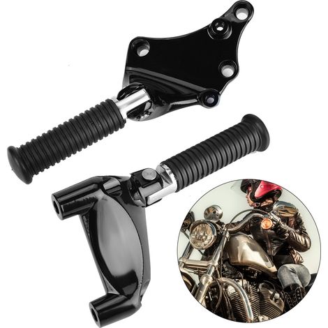 Halterung für die hintere Beifahrerfußstütze mit Pedalen 883 Sportster Seventy 14-18 (1/5)