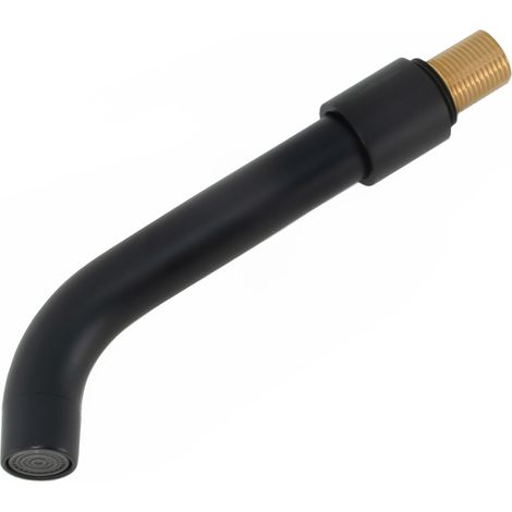 Accesorios de baño negro mate 15 cm redondo de latón de Valaz (1/2)