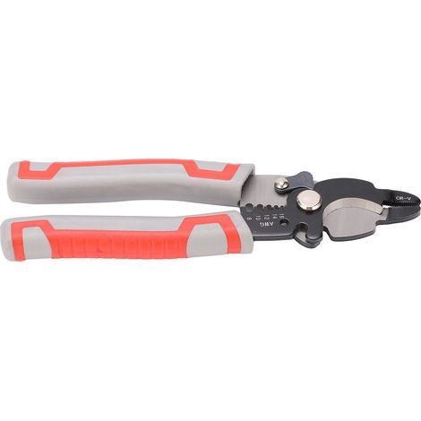 Kabelabisolierer, Multifunktions-Drahtzange, Schere, Industrie-Handcrimpwerkzeug AWG 8–16 mm² (1/5)