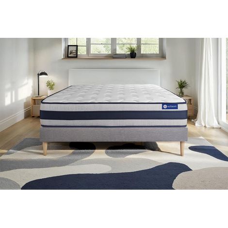 Actimemo ergo matratze 140x190cm + Bettgestell mit lattenrost - Dicke : 24cm - Memory-Schaum - H4 (1/5)