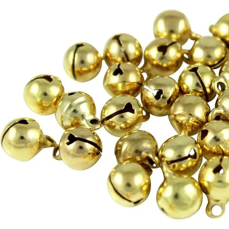 10 Stück silberne 12mm Handwerksglöckchen DIY-Dekoration (1/2)