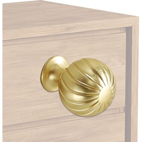 Boutons de Commode Poignées de Porte en Rond Poignées de Meuble à Trou Unique pour Armoire, Commode, Bureau et Maison (1/5)