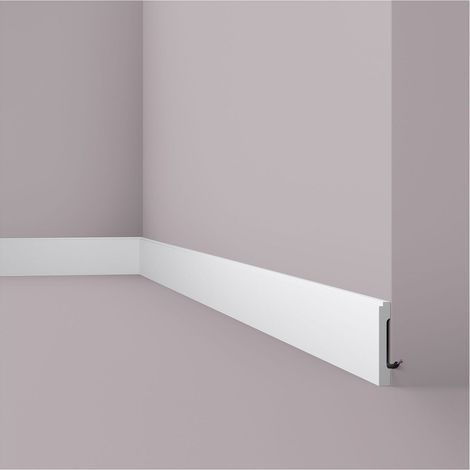 NMC FD1-box WALLSTYL Noel Marquet 1 Karton SET mit 15 Sockelleisten Stuckleisten Modern weiß 30 m (1/5)