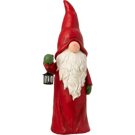 Statue Lutin de Noël "Lanterne" 106cm Multicolore (1/5)