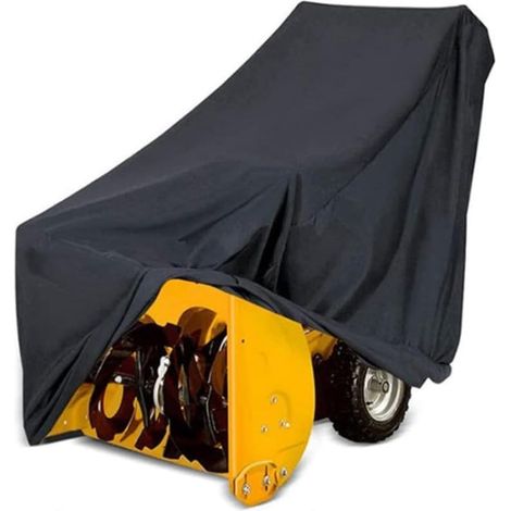 Housse de souffleuse à neige imperméable en tissu Oxford pour extérieur Toro de 50,8 à 71,1 cm, protection contre le vent et les UV, protection contre les intempéries, noir, 120 x 102 x 81 cm (1/5)