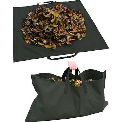 2-in-1 Collapsible Garden Waste Bag - Durable, Waterproof and Reusable (145 x 142 cm) (1/5)