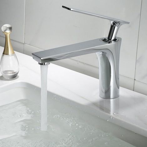 Robinet pour vasque, cuivre, pour salle de bain et toilettes (1/5)