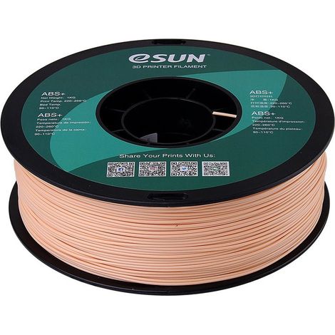 eSUN ABS+ Filament, 1.75mm, 1000g eSUN ABS+ Filament 1.75mm 1000g Beige (1/3)