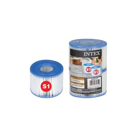 CARTUCCIA RICAMBIO PER FILTRI PISCINE IN SET PEZZI 2  tipo S1 peso kg.0,73 (29001)    INTEX