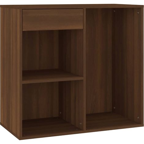 Maison Exclusive - Armoire cosmétique Chêne marron 80x40x75 cm Bois d'ingénierie (1/5)