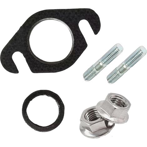 Ensemble Kit de vis de tuyau Kit de joints et goujons de pot d'échappement écrou à vis joint Jeu Kit pour Scooter 50cc 2 temps (1/5)