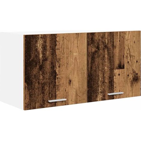 Armario de pared moderno con gran espacio de almacenamiento 80 x 31 x 40 cm madera noble madera vieja 020053231 (1/5)