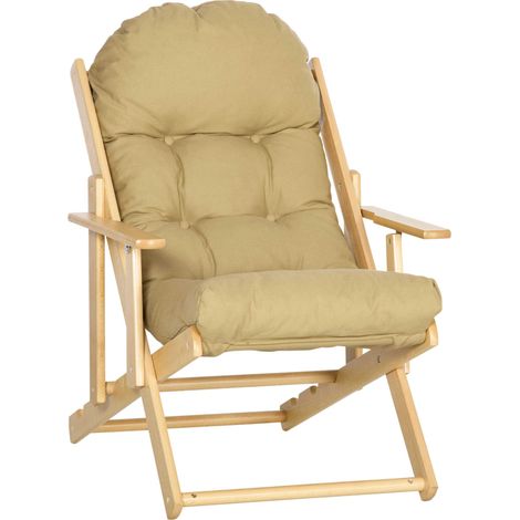 Fauteuil de jardin pliable WILLY beige (1/5)