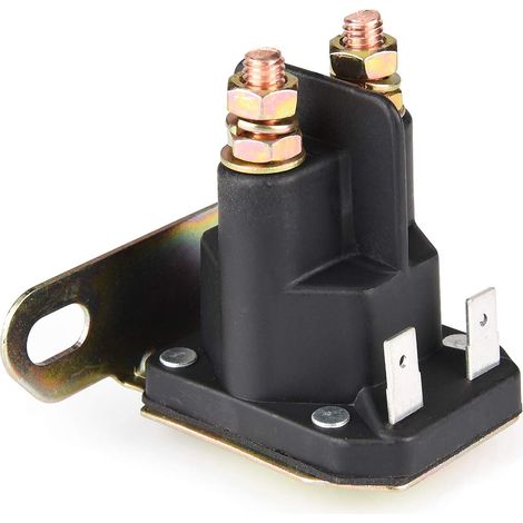 Contacteur Demarreur Tracteur Tondeuse, 12V, APIELE, AM133094, MTD 725-04439, 4 Bornes, Robuste (1/5)