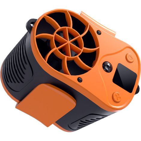 Ventilateur portable rechargeable à attacher à la taille, refroidissement personnel et climatisation portative pour travaux extérieurs ou sur chantier, fonctionnant sur USB