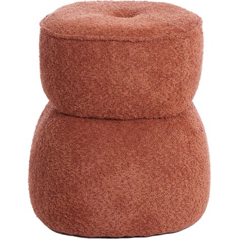 Light & Living pouf Leyla terra - Ø40x46 cm