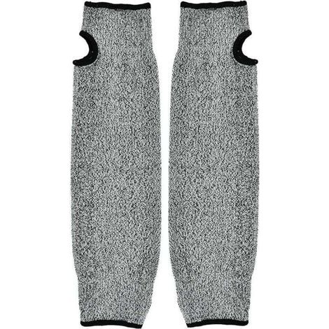 Manchons de protection, manchons de sécurité, gants de travail à manches longues en HPPE résistants aux coupures et à l'abrasion pour le jardinage, la cuisine et les travaux agricoles (40 cm) (1/4)