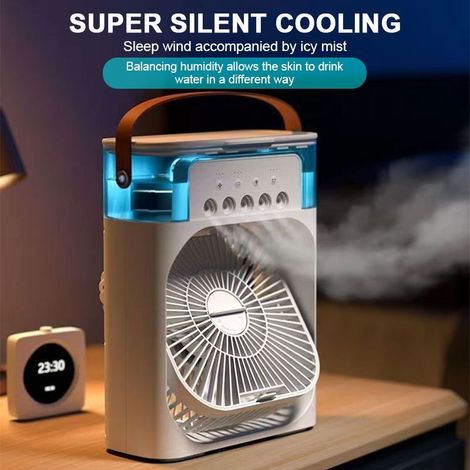 Ventilateur Mist Avec Réservoir D Eau - Climatisation Instantanée Design Moderne- (1/5)