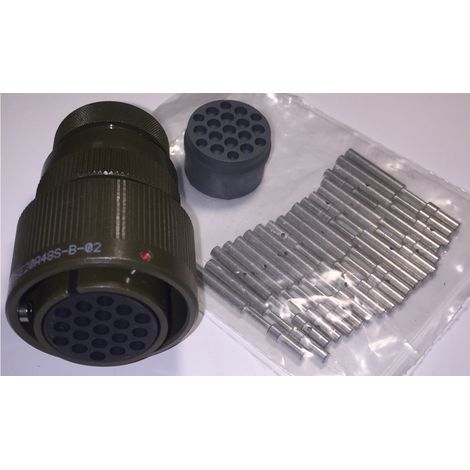 Itt CA3106E20A48S-B-02 19-way CA-B circular connector Contacts included - Reverse bayonet