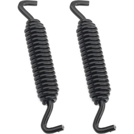 Dos muelles de soporte para caballete lateral de motocicleta para Sportster 883 Touring Road King Electra Glide Softail 500 750, negros