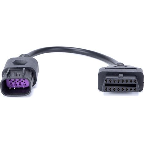 Câble diagnostic OBD2 8 broches pour Polaris RZR, adaptateur moto et quad, connecteur plug-and-play, compatible ATV, 8 pins, outil de test électronique, câble de raccordement direct (1/5)
