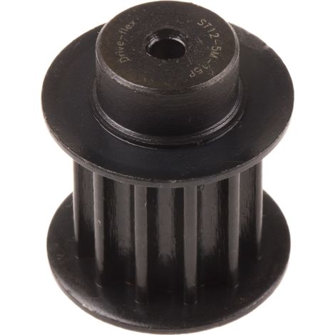 Poulie pour courroie crantée en Acier 12 dents , pas de 5mm ( Prix pour 1 )