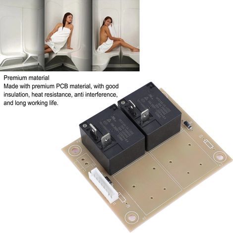 Carte Mère pour Pompe à Steam Sauna 220V 3‑5KW Composant Électronique de Contrôle (1/5)