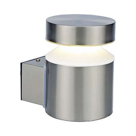 Applique extérieure montante finition inox LED 6W 4000K 600lm IP44 Oslo ARLUX (1/2)