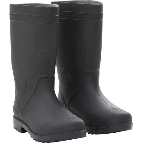 Bottes en caoutchouc noir taille 38 PVC
