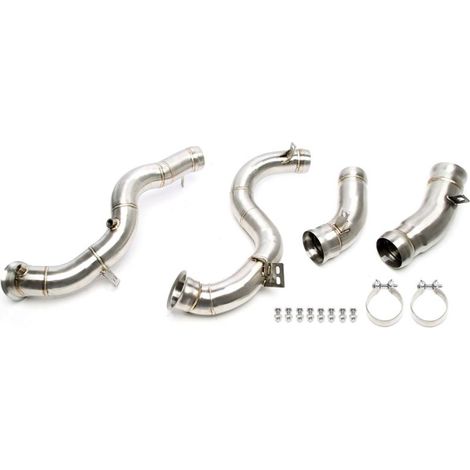 Downpipe Inox pour Mercedes GLC Coupe C253 de 2017 a 2019-C63 AMG-75mm-35814859 (1/2)