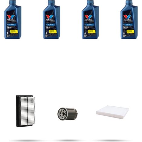 Kit tagliando 3 FILTRI e 4L OLIO compatibile con Hyundai  i20 II 1.2 62kw dal 2014 (1/5)