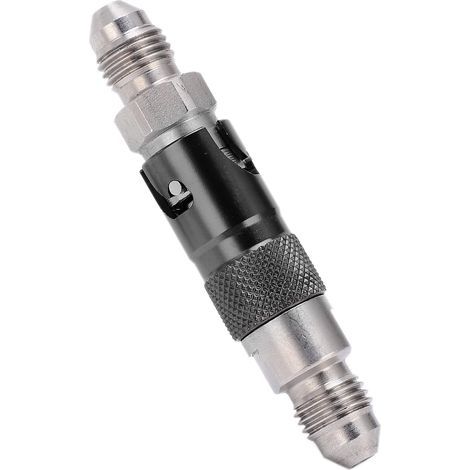 Adaptateur de Raccord à Dégagement Rapide pour Liquide de Frein de Moto, en Acier Inoxydable, Universel pour Voiture (BLACK). (1/5)