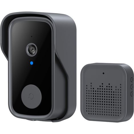 Drahtlose, sprachgesteuerte Video-Türklingel, intelligente Video-Gegensprechanlage mit Personenerkennung, kompatibel mit Smartphones