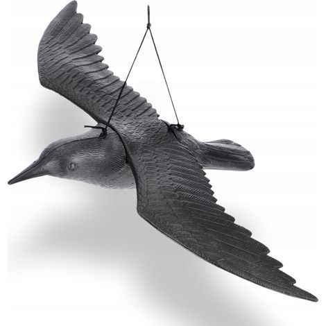 KADAX Grand répulsif corbeau pour oiseaux du balcon, pigeons, étourneaux, pour oiseaux en vol 56 cm (1/5)