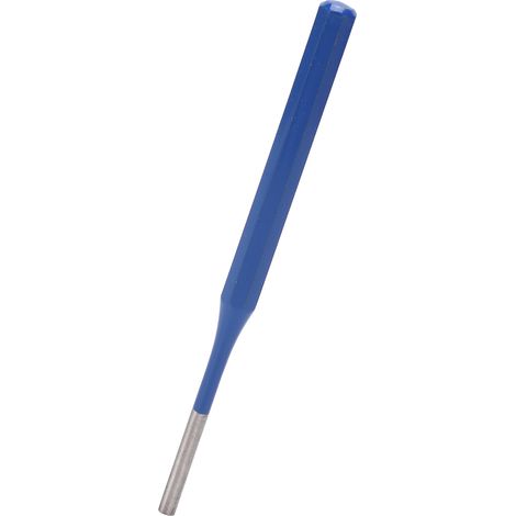 Hochfester Stiftstempel, professionelle Qualität, zylindrische Form, CRVV, blaue Pulverbeschichtung, 5 mm (1/5)