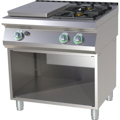 Fourneau coup de feu à gaz avec soubassement RM - STPS 780 G - RM Gastro