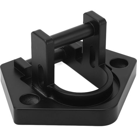 Base d'auvent pour VR 3825.RV.032922 Pied inférieur en aluminium massif noir pour Sunchaser II Embout d'extrémité robuste Quincaillerie arrondie (1/5)
