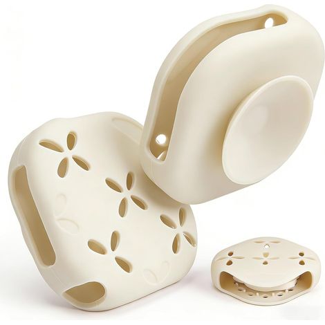 Portasapone con Piletta, Portasapone con Ventosa e Silicone, Portasapone da Viaggio, Piatto Doccia per Aromaterapia e Bagno (1/5)