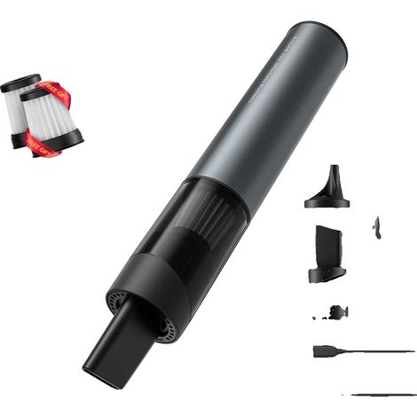 Aspirateur à main, 11000Pa d'aspiration, accessoires multi-surfaces, Gris Foncé (1/2)