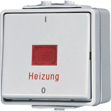 Jung Heizung Notschalter Aus 2-pol. 602 HW (1/2)