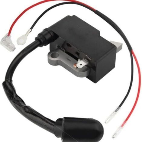Bobina de encendido de alto voltaje compatible con Husqvarna 135, 135E, 135 Mark II, 140, 140E. (1/3)
