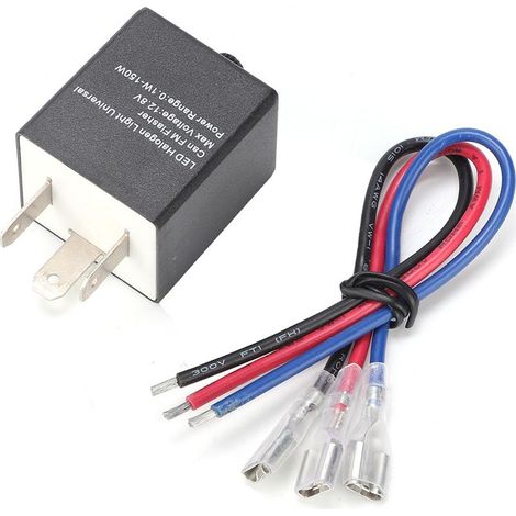 clignotant LED universel 12 V réglable pour moto (1/4)