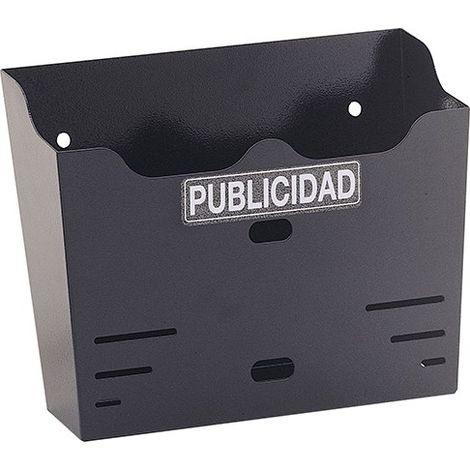 BUCA LETTERE PUBBLICITÀ NERO