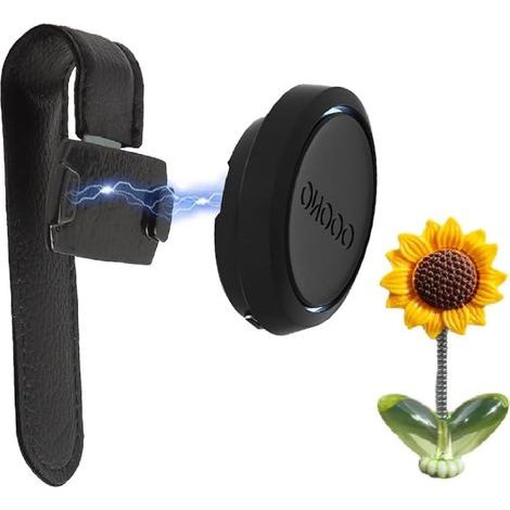 Supporto magnetico per OOONO CO-Driver NO2, clip per aletta parasole auto senza lasciare tracce, montaggio rapido e discreto, accessorio radar GPS compatibile con Ooono 2 (1/5)