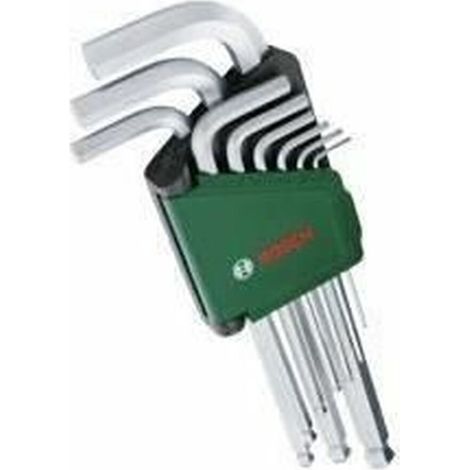 Bosch Set di Chiavi Allen 9 pezzi nichelate (1/5)