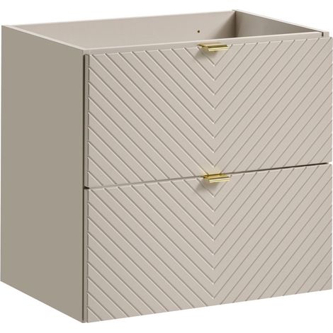 Viva Cashmere - Waschtischunterschrank 60 cm 2 Schubladen (1/4)