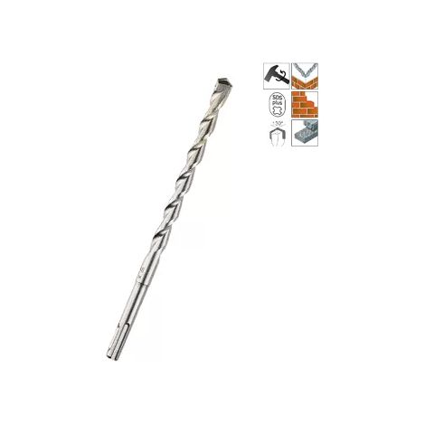 E-Robur 261437 - Broca para hormigón SDS-PLUS 7 x 160 mm