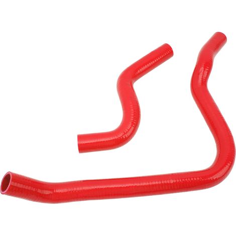 Kit de 2 durites de refroidissement en silicone pour radiateur, compatibles avec Honda Accord CB7 F22A 2.2L et F20A 2.0L (1990-1993), rouge. (1/5)